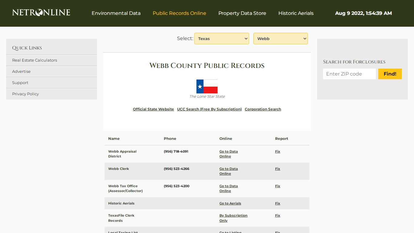 NETR Online • Webb • Webb Public Records, Search Webb ...